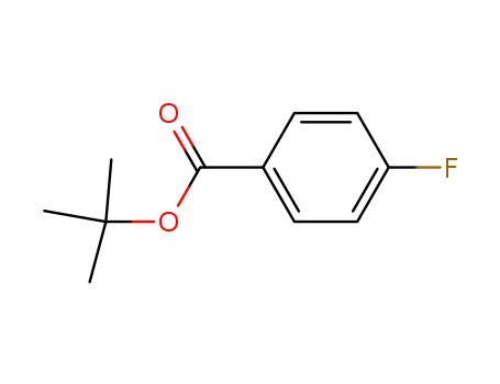 Molecular Structure of 58656-98-7 (T-BUTYL 4-FLUOROBENZOATE)