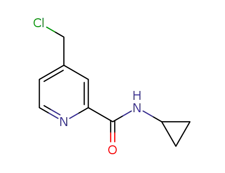 (4-(chloromethyl)pyridin-2-yl)-N-cyclopropylcarboxamide