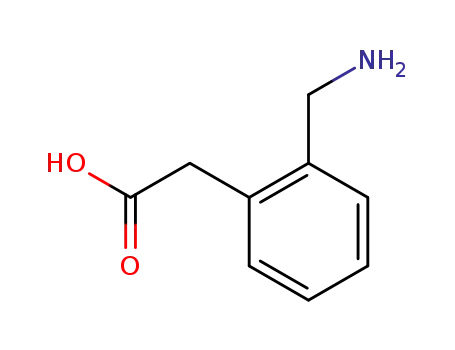 Molecular Structure of 40851-65-8 (2-Aminomethylphenylacetic acid)