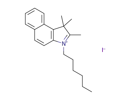 3-hexyl-1,1,2-trimethyl-1H-benzo[e]indol-3-ium iodide