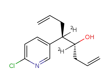 (4R,5R)-4,5-[2H]2-5-(2-chloropyrid-5-yl)octa-1,7-dien-4-ol