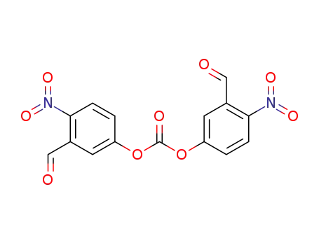 Molecular Structure of 70258-76-3 (bis(3-formyl-4-nitro-phenyl) carbonate)