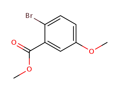 Molecular Structure of 35450-36-3 (METHYL 2-BROMO-5-METHOXYBENZOATE)