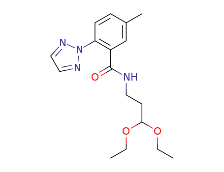 N-(3,3-diethoxypropyl)-5-methyl-2-(2H-1,2,3-triazol-2-yl)benzamide