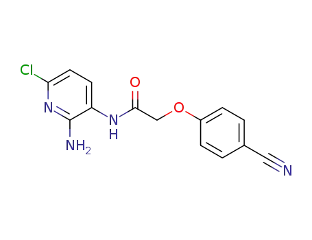 N-(2-amino-6-chloropyridin-3-yl)-2-(4-cyanophenoxy)acetamide