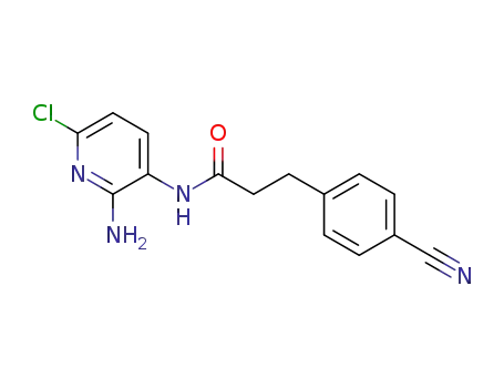 N-(2-amino-6-chloropyridin-3-yl)-3-(4-cyanophenyl)propanamide