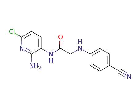 N-(2-amino-6-chloropyridin-3-yl)-2-[(4-cyanophenyl)amino]acetamide