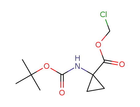 1-[[(1,1-dimethylethoxy)carbonyl]amino]cyclopropanecarboxylic acid chloromethyl ester