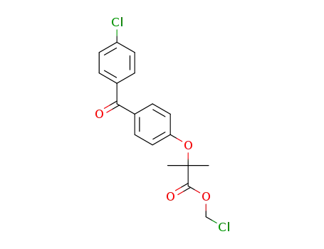 chloromethyl 2-(4-(4-chlorobenzoyl)phenoxy)-2-methylpropanoate