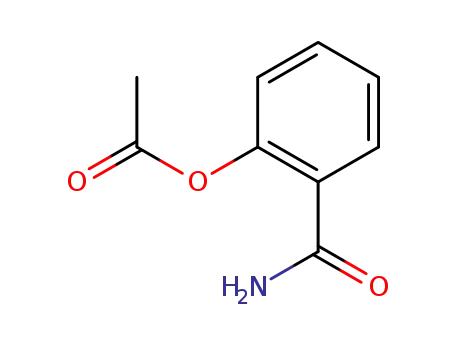Molecular Structure of 5663-71-8 (2-(aminocarbonyl)phenyl acetate)