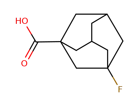 Molecular Structure of 880-50-2 (1-Fluoro-3-adamantanecarboxylic acid)