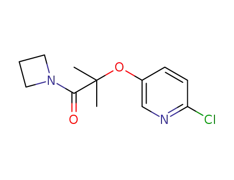 1-(azetidin-1-yl)-2-(6-chloropyridin-3-yloxy)-2-methylpropan-1-one