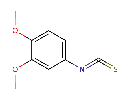 Molecular Structure of 33904-04-0 (3,4-DIMETHOXYPHENYL ISOTHIOCYANATE)