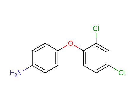 Molecular Structure of 14861-17-7 (2,4-DICHLORO-4'-AMINODIPHENYL ETHER)