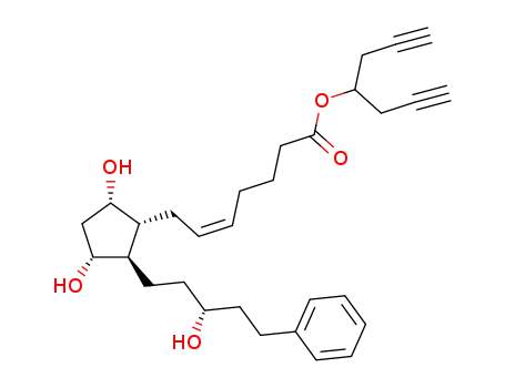 (Z)-2-(prop-2-yn-1-yl)pent-4-yn-1-yl 7-((1R,2R,3R,5S)-3,5-dihydroxy-2-((R)-3-hydroxy-5-phenylpentyl)cyclopentyl)hept-5-enoate