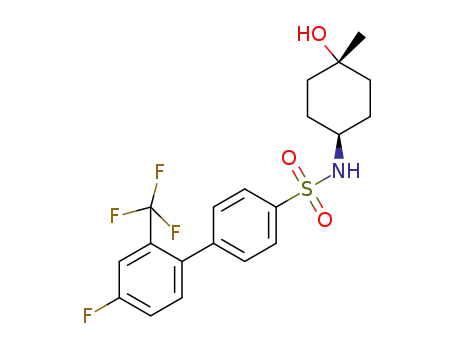 4’-fluoro-N-((1r,4r)-4-hydroxy-4-methylcyclohexyl)-2’-(trifluoromethyl)biphenyl-4-sulfonamide