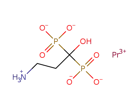 praseodimium(III) 3-ammonium-1-hydroxypropylidene-1,1-diphosphonate