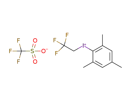 2,2,2-trifluoroethyl(2,4,6-trimethylphenyl)iodonium trifluoromethanesulfonate