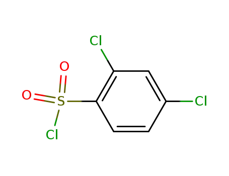 Molecular Structure of 16271-33-3 (2,4-Dichlorobenzenesulfonyl chloride)