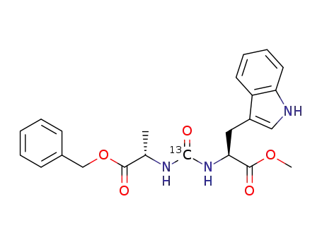 N-({(1S)-1-[(benzyloxy)carbonyl]ethyl}(13C)aminocarbonyl)-L-tryptophan methyl ester