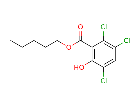 Benzoic acid,2,3,5-trichloro-6-hydroxy-, pentyl ester
