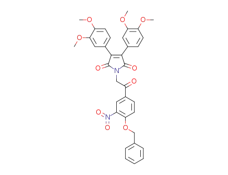 1-(2-(4-(benzyloxy)-3-nitrophenyl)-2-oxoethyl)-3,4-bis(3,4-dimethoxyphenyl)-1H-pyrrole-2,5-dione