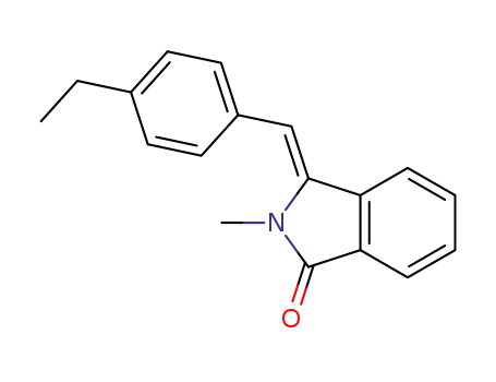 (Z)-3-(4-ethylbenzylidene)-2-methylisoindolin-1-one