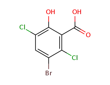4-bromo-3,6-dichlorosalicylic acid