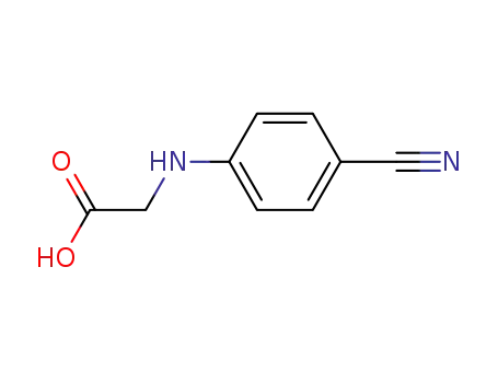 Molecular Structure of 42288-26-6 (N-(4-CYANO-PHENYL)-GLYCINE)
