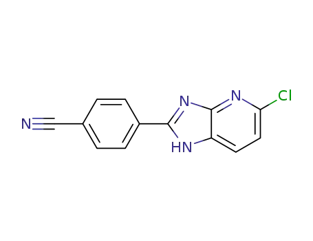5-chloro-2-(4-cyanophenyl)-4-azabenzimidazole