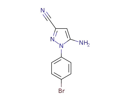 5-amino-1-(4-bromophenyl)-3-cyano-1H-pyrazole