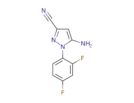 5-amino-1-(2,4-difluorophenyl)-3-cyano-1H-pyrazole