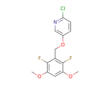 2-chloro-5-((2,6-difluoro-3,5-dimethoxybenzyl)oxy)pyridine