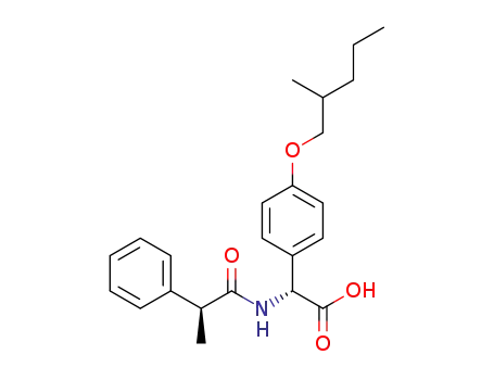 (2R)-2-{4-[(2-methylpentyl)oxy]phenyl}-2-[(2S)-2-phenylpropanamido]acetic acid