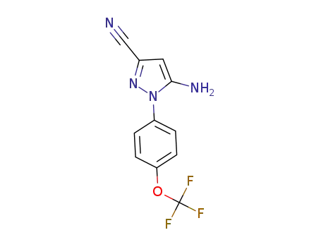5-amino-1-(4-trifluoromethoxyphenyl)-3-cyano-1H-pyrazole