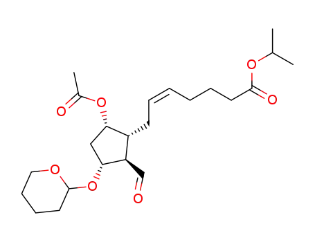 isopropyl (Z)-7-((1R,2R,3R,5S)-5-acetoxy-2-formyl-3-((tetrahydro-2H-pyran-2-yl)oxy)cyclopentyl)hept-5-enoate