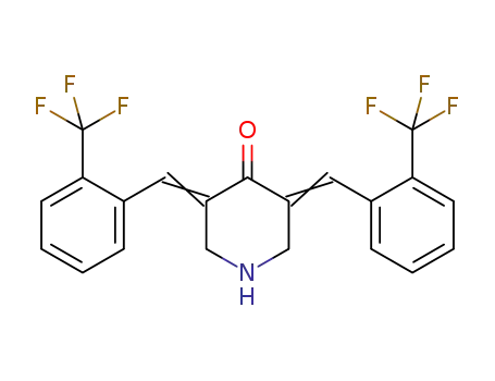 N-3,5-bis-(2-(trifluoromethyl)benzylidene)piperidin-4-one