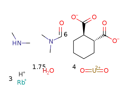 [H2NMe2][(UO2)4Rb3(R-trans-1,2-cyclohexanedicarboxylate)6(H2O)1.75]*DMF