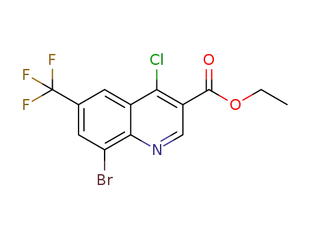 ethyl 8-bromo-4-chloro-6-(trifluoromethyl)quinoline-3-carboxylate