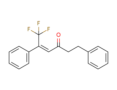 (Z)-6,6,6-trifluoro-1,5-diphenylhex-4-en-3-one