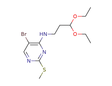 5-bromo-N-(3,3-diethoxypropyl)-2-(methylsulfanyl)pyrimidin-4-amine