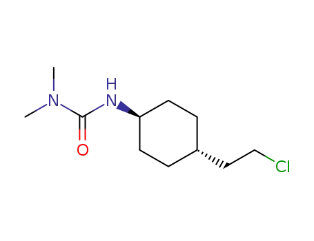 3-(trans-4-(2-chloroethyl)cyclohexyl)-1,1-dimethylurea