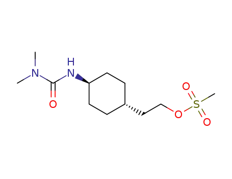 2-(trans-4-(3,3-dimethylureido)cyclohexyl)ethyl methanesulfonate