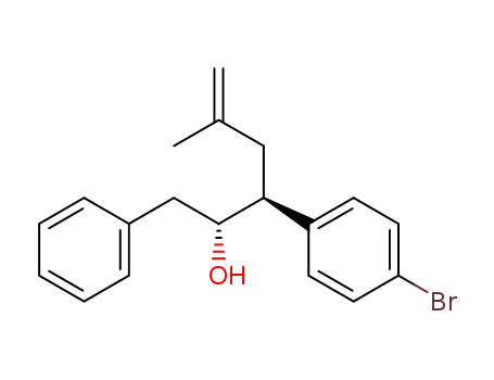 anti-3-(4-bromophenyl)-5-methyl-1-phenylhex-5-en-2-ol