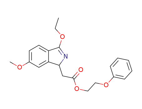 2-phenoxyethyl 2-(3-ethoxy-6-methoxy-1H-isoindol-1-yl)acetate