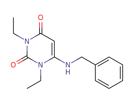 6-benzylamino-1,3-diethyluracil