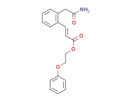 (E)-2-phenoxyethyl 3-(2-(2-amino-2-oxoethyl)phenyl)acrylate
