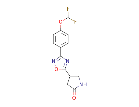 4-{3-[4-(difluoromethoxy)phenyl]-1,2,4-oxadiazol-5-yl}pyrrolidin-2-one