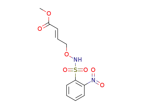 methyl (E)-4-(((2-nitrophenyl)sulfonamido)oxy)but-2-enoate