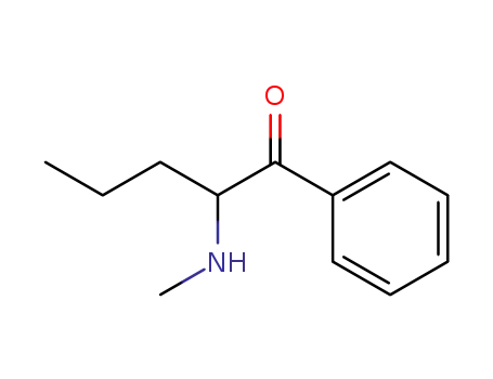 Molecular Structure of 879722-57-3 (1-Pentanone, 2-(methylamino)-1-phenyl-)
